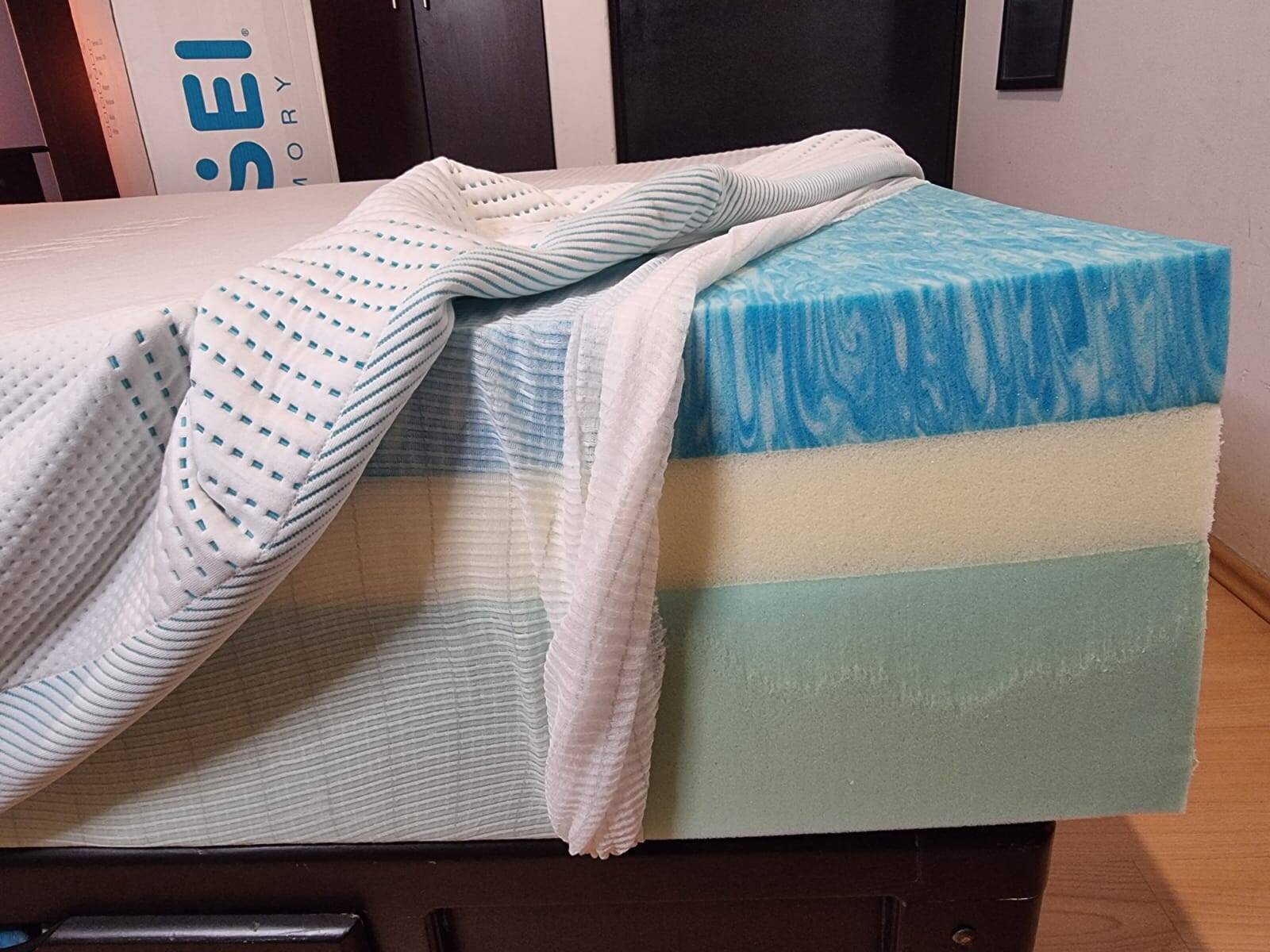 colchon sensei cool gel analisis interior